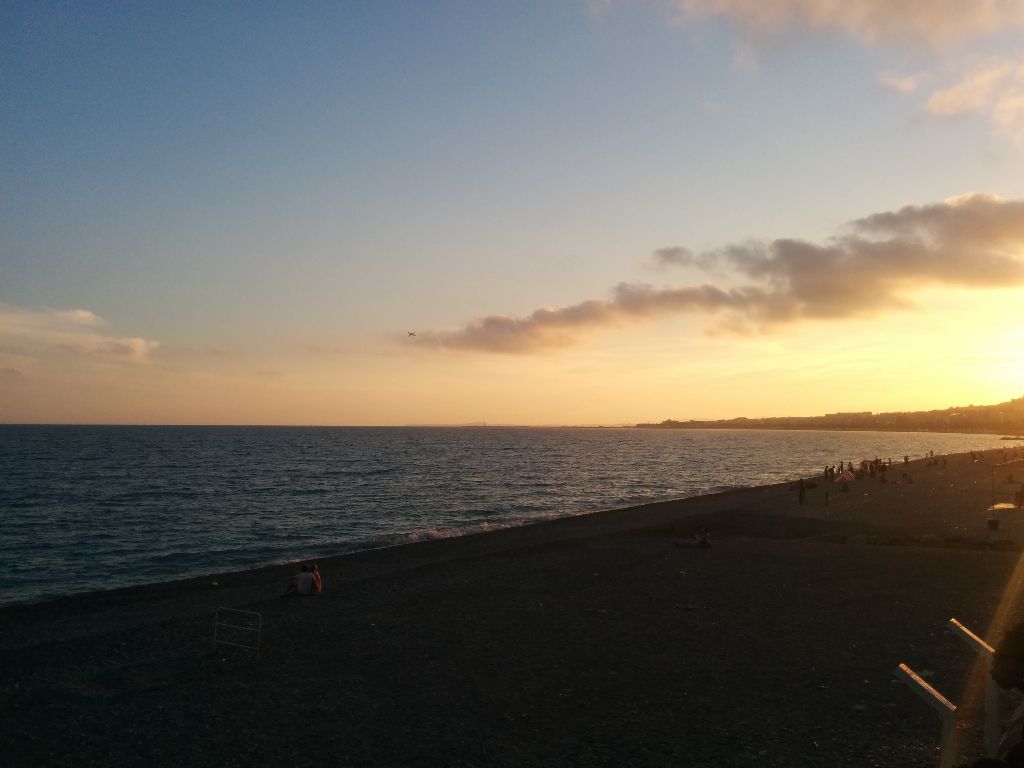 Nice Beach Sunset