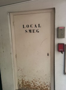 I have no idea what was behind this door, but I was amused.