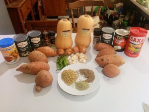 Sweet Potato and Butternut Curry #1
